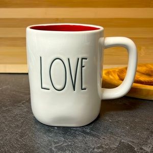 Rae Dunn White “LOVE” Mug
